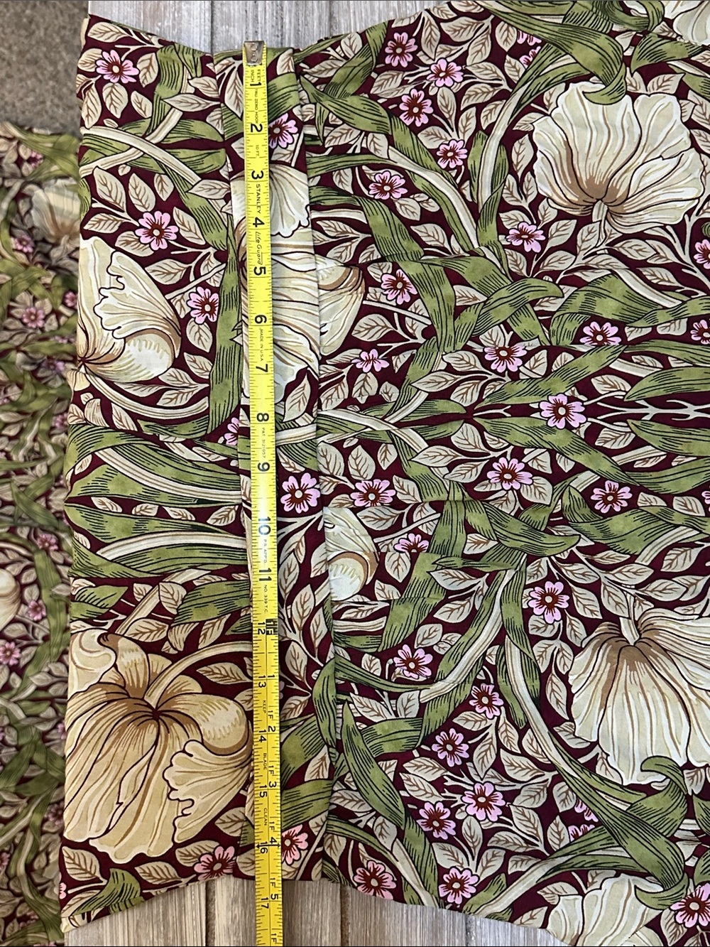 H&M + Morris Co Olive and Beige Floral Maxi Dress - Picture 7 of 14